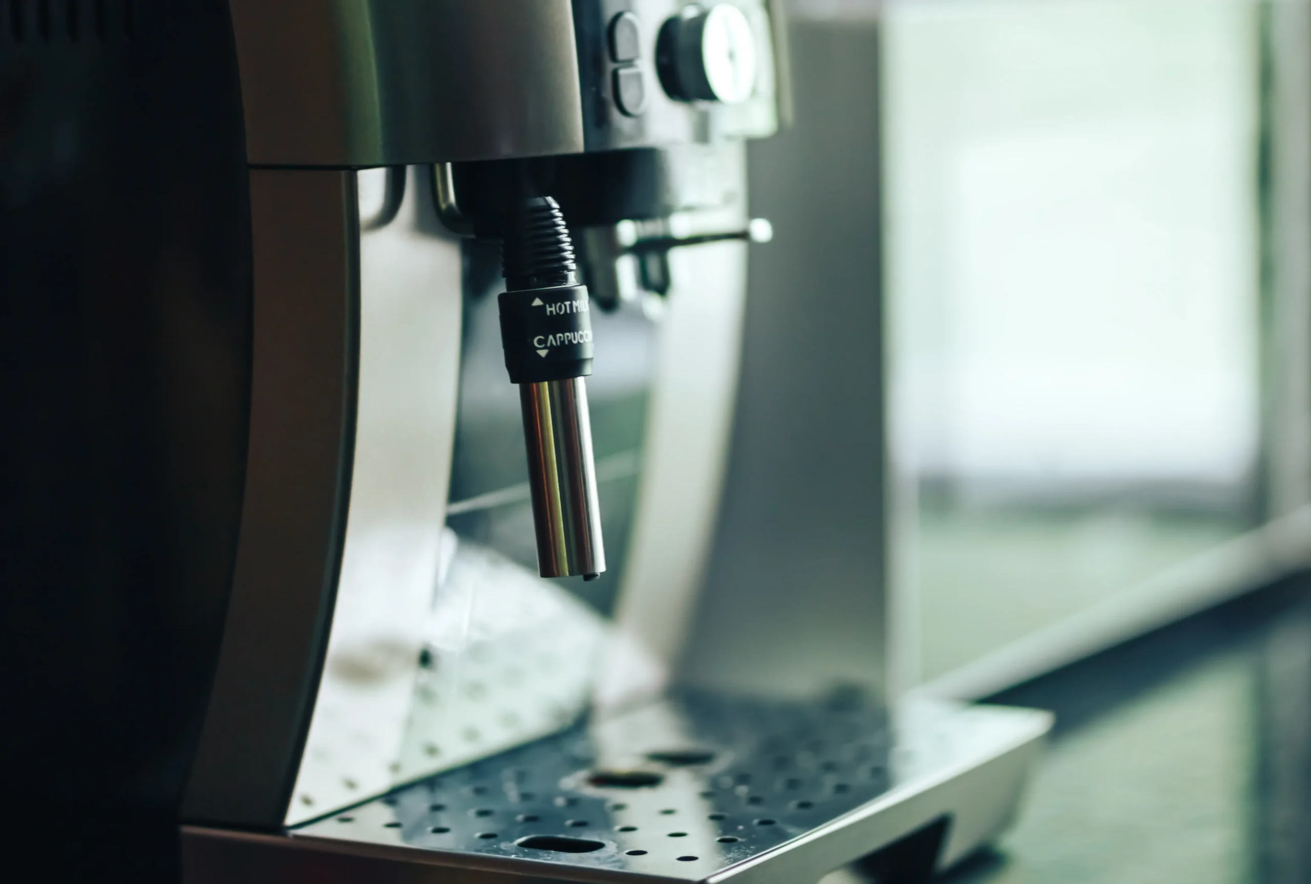 Un panarello en una cafetera de De'Longhi