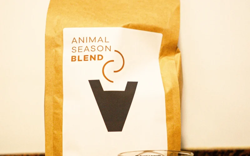 Paquete de café en grano de Animal Coffee