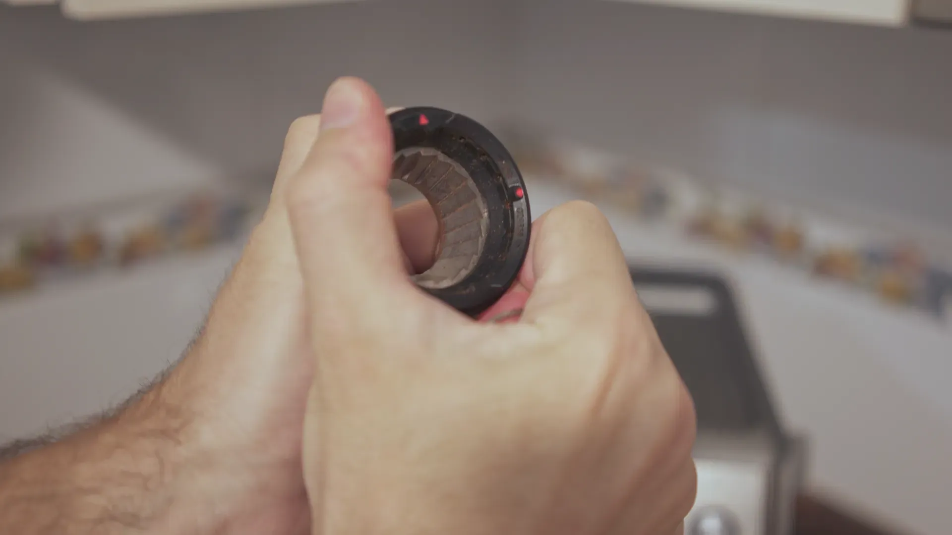 Ajustando la molienda en la Barista Express
