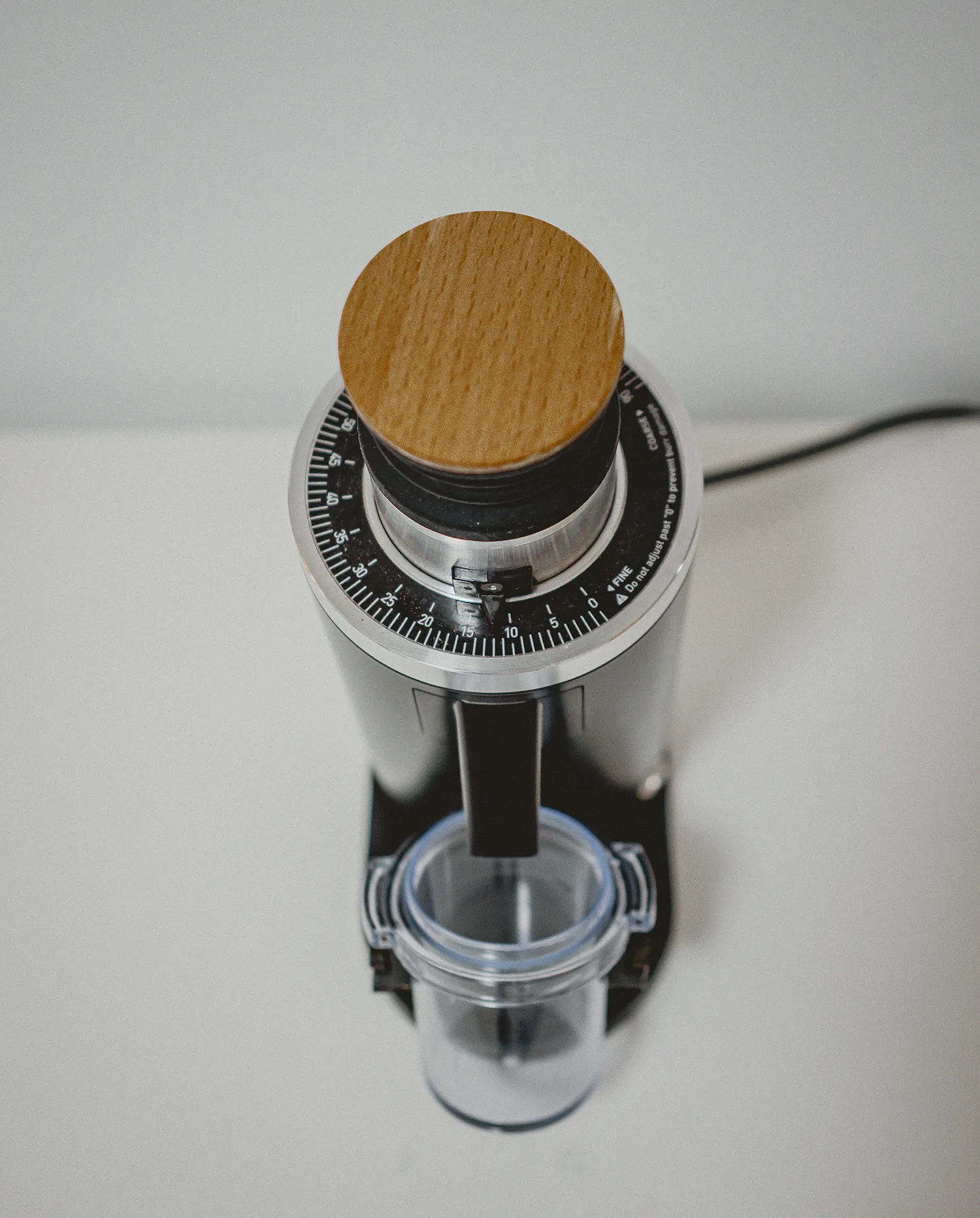 Dial de ajustes de molienda del DF54