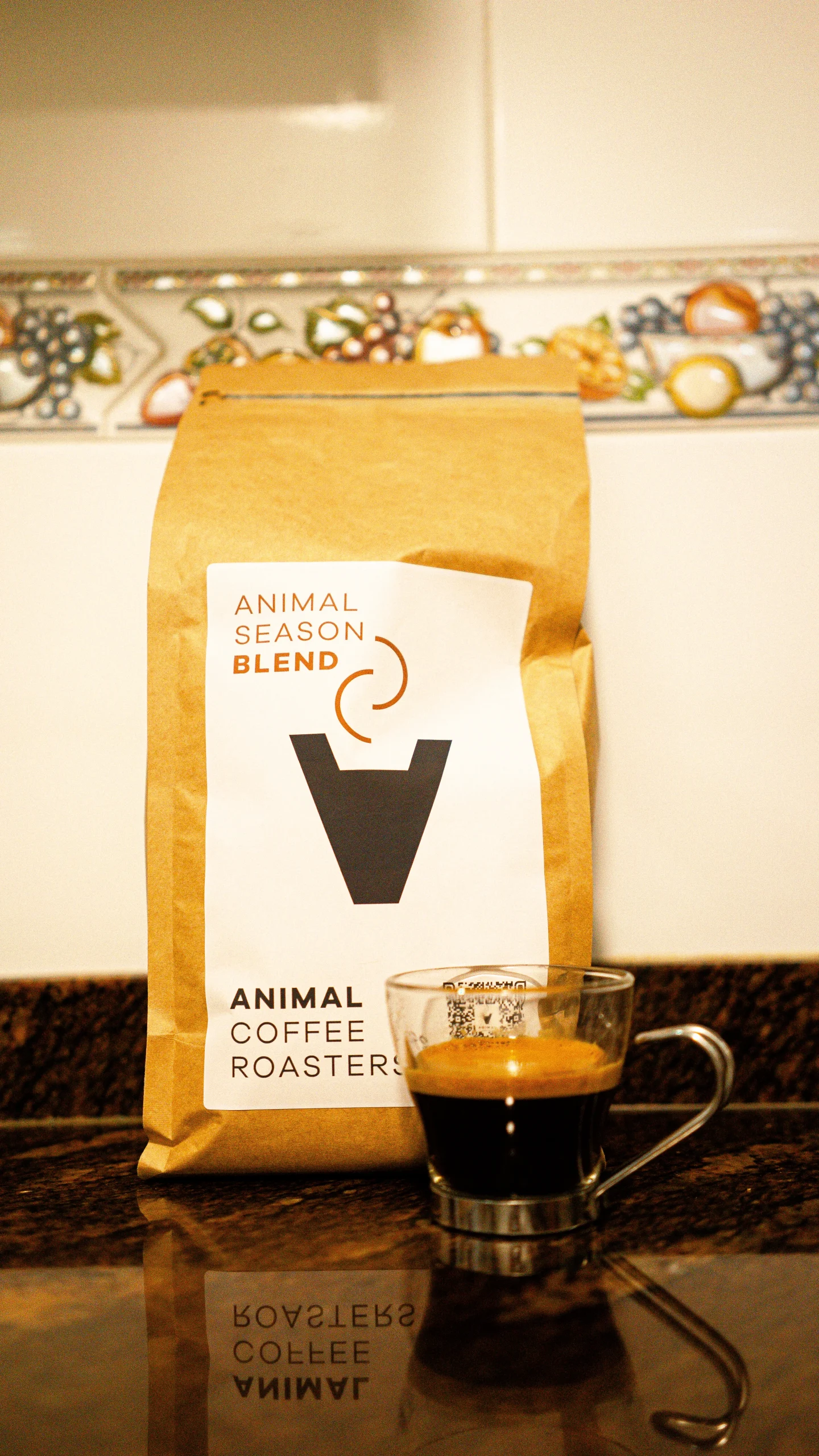 Imagen de un paquete del blend de Animal Coffee