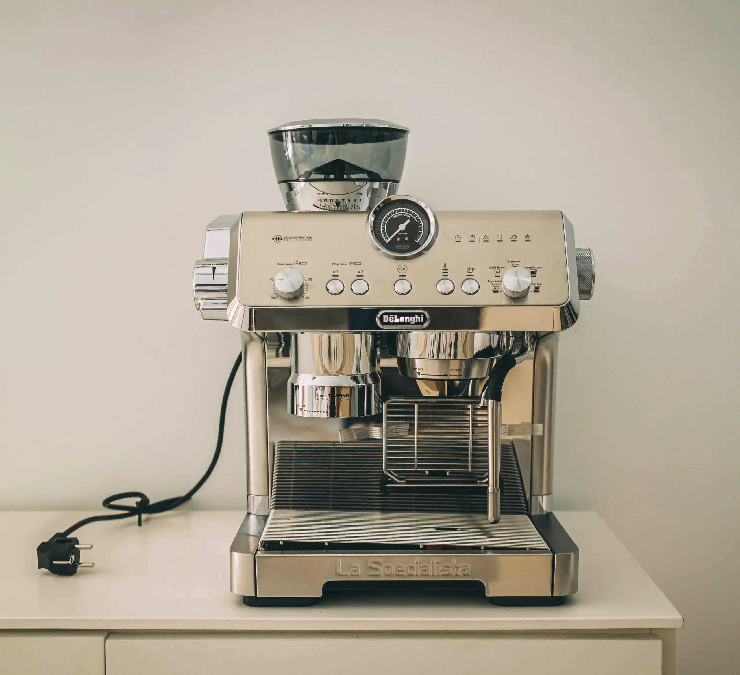 La De'Longhi Specialista Opera, recién sacada de la caja