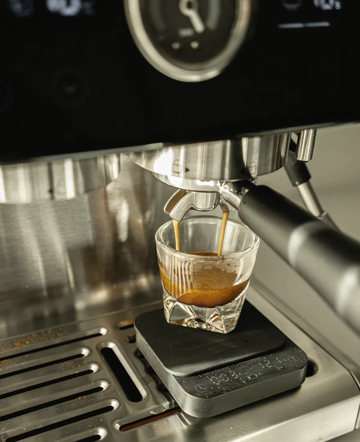 Extracción de espresso con la Incapto Sabi